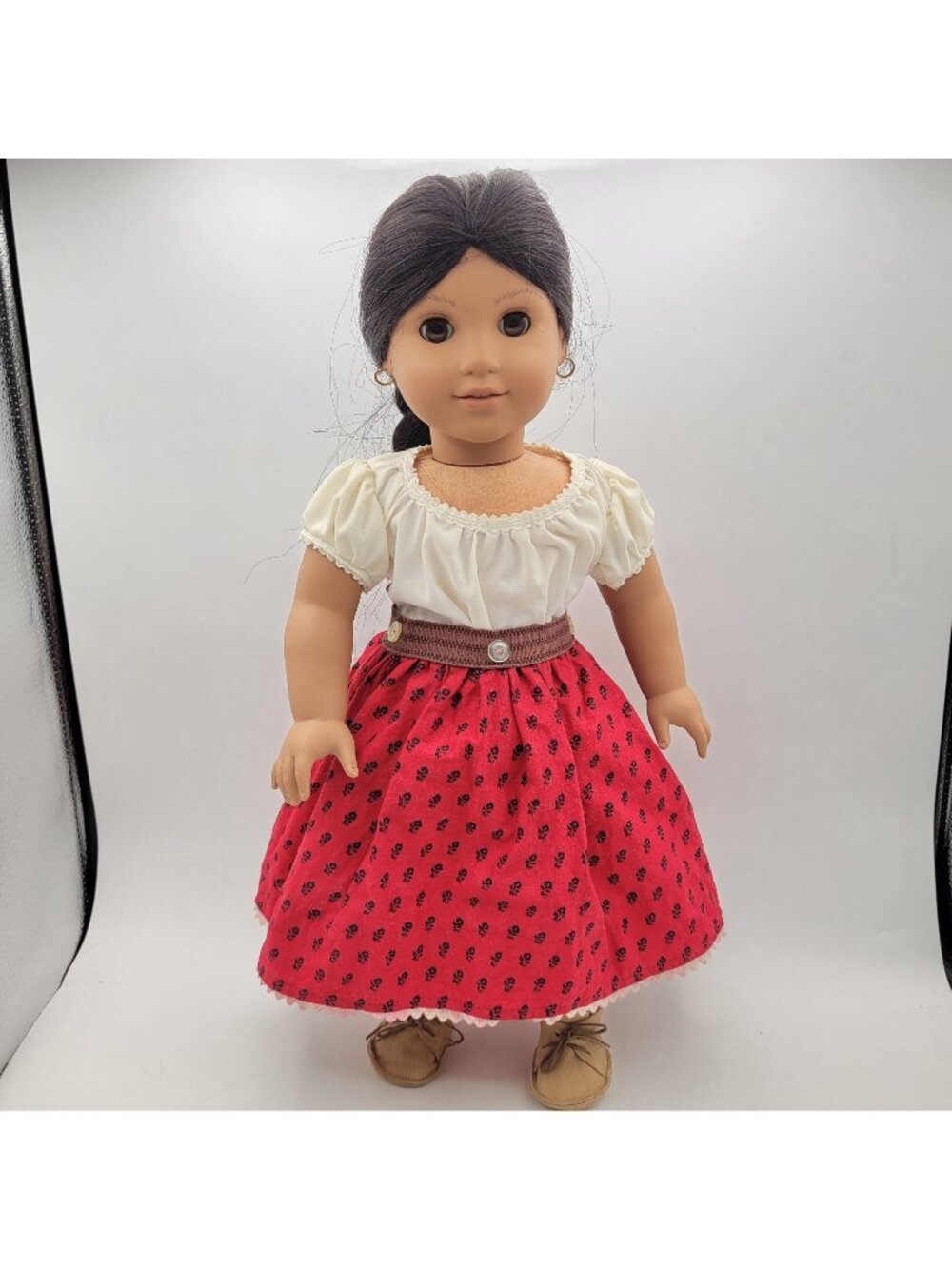 American Girl 1997 Josefina Montoya 18" Doll w/ Meet Outfit & Factory Braids